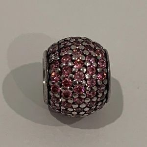 PANDORA charm pink and silver